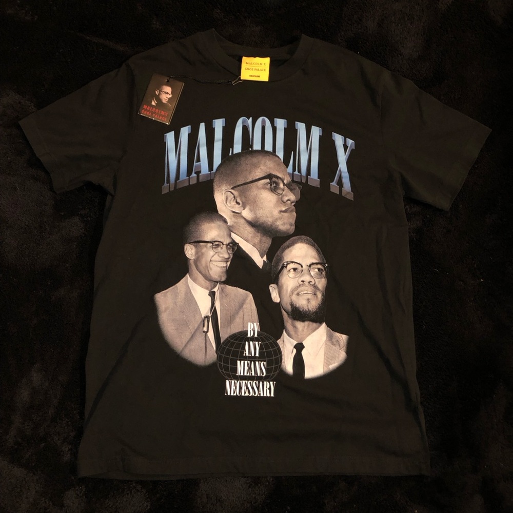 Malcolm X Shoe Palace Graphic Tee - Black Brand New